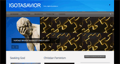 Desktop Screenshot of igotasavior.com